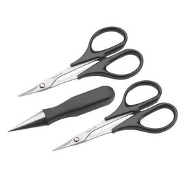 Dubro DUB2331  Body Reamer, Scissors (Curved and Straight) Set