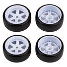 Team Associated ASC31894  Team Associated Hoonitruck Pre-Mounted Drift Tires & Wheels (4) w/12mm Hex