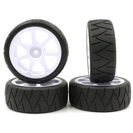 Xpress XP-40235  XPRESS Competition 36X Spoked GT Radial Pre-Glued Wheel Set For 1/10 Touring