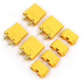 Yeah Racing YEA-WPT-0146  Yeah Racing XT90 Plugs W/ Cover (4pcs)