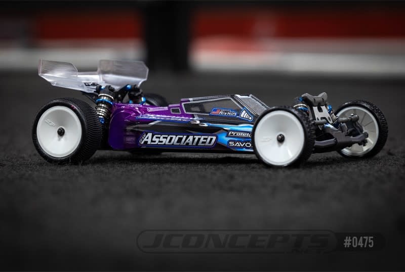 JCO0475 JConcepts F2 B6.4 / B6.4D Body w/ Carpet/ Turf Wing, Fits