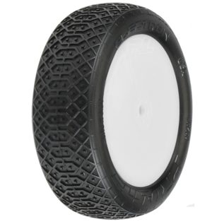 Proline Racing PRO8239-13  Electron 2.2" MC White Velocity Mounted Front Buggy Tires (2) TLR 22 5.0F