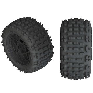 Arrma AR550050 Backflip LP 4S Tire 3.8 Glued Black (2)
