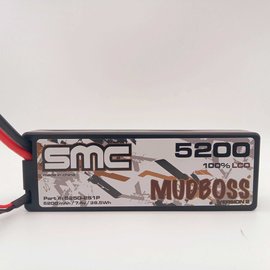 SMC SMC5250-2S1PMBTRX  Mudboss V2 2S 7.4v 5200mAh 50C LiPo w/ Traxxas first Gen  5250-2S1PMB