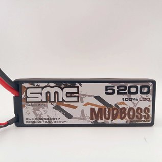 SMC SMC5250-2S1PMBXT60  Mudboss V2 2S 7.4v 5200mAh 50C LiPo w/ XT60 Plug