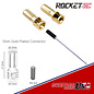 Surpass Hobby USA ADJ-5MM 5mm Adjustable Gold Plated Bullet Connector (2pr) Males