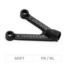 Xray XRA302133-S  Xray X4 CFF Carbon-Fiber Fusion Front Upper Arm Soft  Front Right Or Rear left 302133S