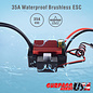 Surpass Hobby USA KS-300003-02 Surpass 35A ESC Brushless Waterproof Electric Speed Controller for 1/14, 1/16