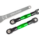 Traxxas TRA2443G  Green 36mm Camber Link Turnbuckle Set (2) Bandit Drag Slash