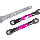 Traxxas TRA2443P  Pink 36mm Camber Link Turnbuckle Set (2) Bandit Drag Slash