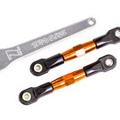Traxxas TRA2443T  Orange 36mm Camber Link Turnbuckle Set (2) Bandit Drag Slash