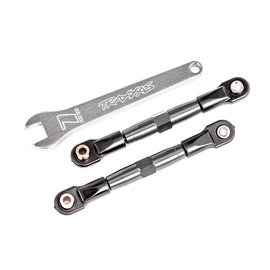 Traxxas TRA2444A  Gray 47mm Front Camber Link Turnbuckle Set (2) Bandit Drag Slash