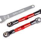 Traxxas TRA2444R  Red 47mm Front Camber Link Turnbuckle Set (2) Bandit Drag Slash