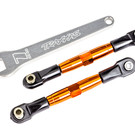 Traxxas TRA2444T  Orange 47mm Front Camber Link Turnbuckle Set (2) Bandit Drag Slash