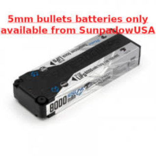 Sunpadow JA0003  Sunpadow 7.4V 8000mAh 130C/65C LiPo Battery Platin Series 5MM Plug