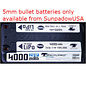 Sunpadow JA0031  Sunpadow 7.4V 4000mAh 130C/65C LiPo Battery Platin Series 5MM Plug