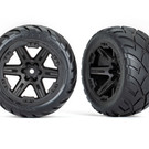 Traxxas TRA6775  Black Anaconda 2.8" on RXT Wheels (2) 2WD Front