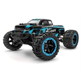 Blackzon BZN540104  Blue Slyder MT 1/16 4WD Electric Monster Truck - RTR - Blue