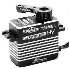 Power Hobby PHBPH729MBL  Powerhobby 729MBL High Voltage Waterproof Brushless Steel Gear Servo, w/ Aluminum Case