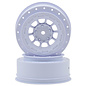 J Concepts JCO3356W  White JConcepts 12mm Hex Hazard Front Wheel w/3mm Offset (White) (2) (SC10B)