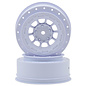 J Concepts JCO3356W  White JConcepts 12mm Hex Hazard Front Wheel w/3mm Offset (White) (2) (SC10B)