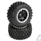 Proline Racing PRO1013113  Badlands MX43 Pro-Loc Mounted Impulse Black, Grey(2) : X-Maxx