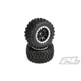 Proline Racing PRO1013113  Badlands MX43 Pro-Loc Mounted Impulse Black, Grey(2) : X-Maxx