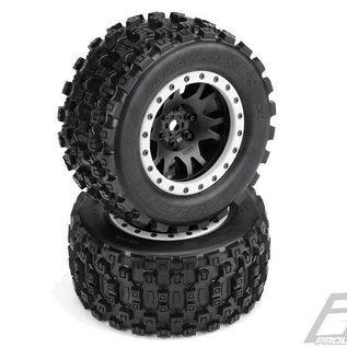 Proline Racing PRO1013113  Badlands MX43 Pro-Loc Mounted Impulse Black, Grey(2) : X-Maxx