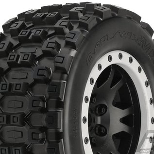 Proline Racing PRO1013113  Badlands MX43 Pro-Loc Mounted Impulse Black, Grey(2) : X-Maxx