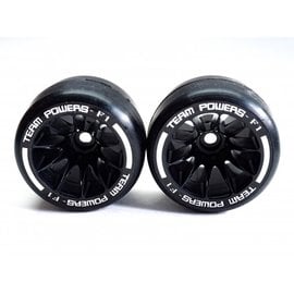 Team Powers TPRFPGF1GR  Team Powers F1 Rear Wheels & Tires Onroad Formula  Medium 36R