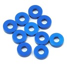 Team Associated ASC31386  Bulkhead Washers (10) 7.8x2.0mm Blue Alum