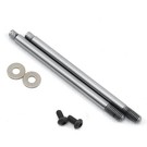 Team Associated ASC91620  B6 FT 3x27.5mm Chrome Shock Shafts V2 (2)
