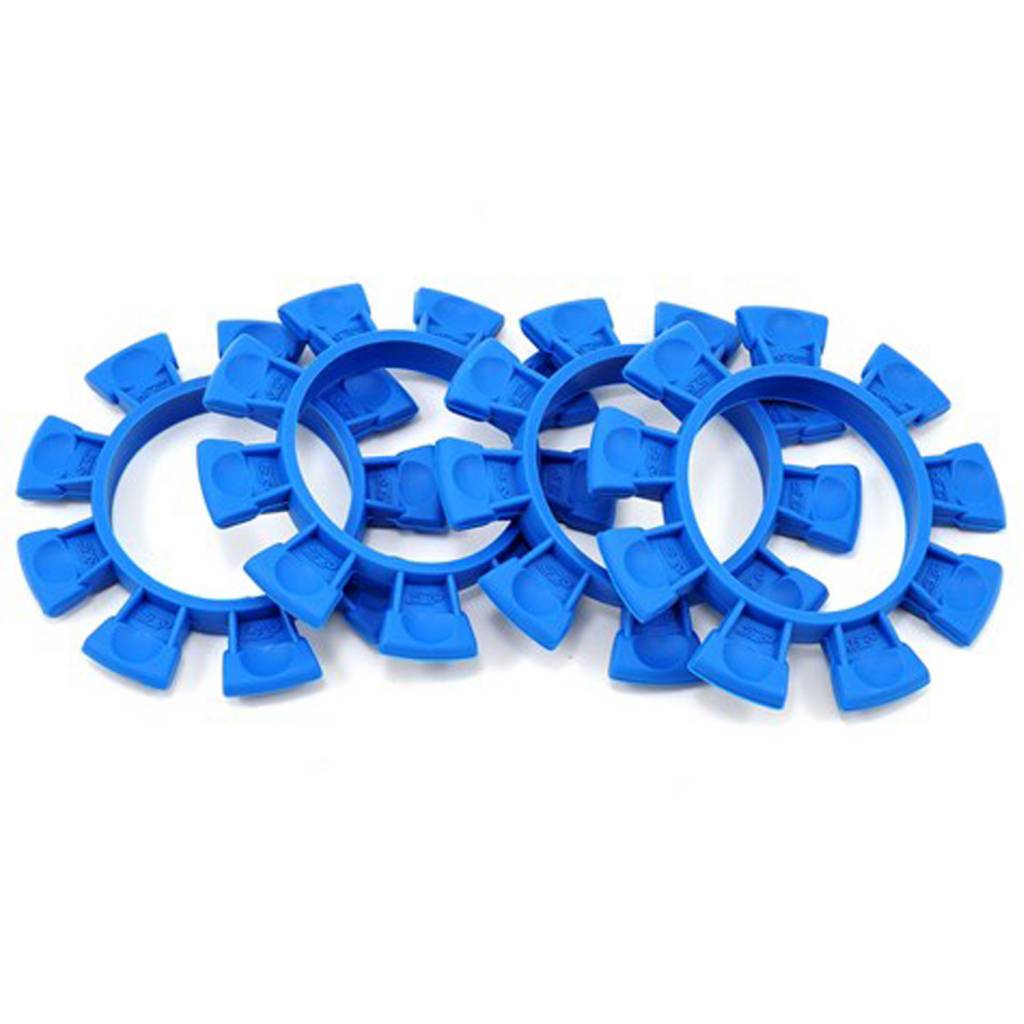 blue rubber bands