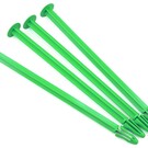 DE Racing DERTSTG  DE Racing Truggy Tire Spikes, Green, (4pc)