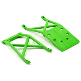 Traxxas TRA3623A  Green Front & Rear Skid Plate Set