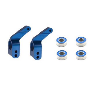 Traxxas TRA3652A  Blue Alum Rear Stub Axle Carriers w/ Ball Bearings (2) 1/10 2wd