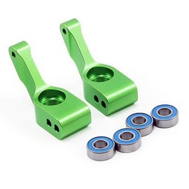 Traxxas TRA3652G  Green Alum Rear Stub Axle Carriers w/ Ball Bearings (2) 1/10 2wd