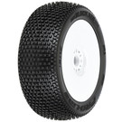 Proline Racing PRO9039-233  1/8 White Blockade S3 Mounted Buggy Tires w/LWW (2)