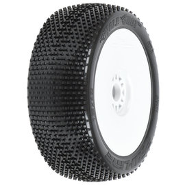 Proline Racing PRO9041-233  1/8 White Hole Shot 2.0 S3 Mounted Buggy Tires w/LWW (2)