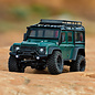 Traxxas TRA97054-1  Green Traxxas 4WD Land Rover Defender Scale & Trail Edition