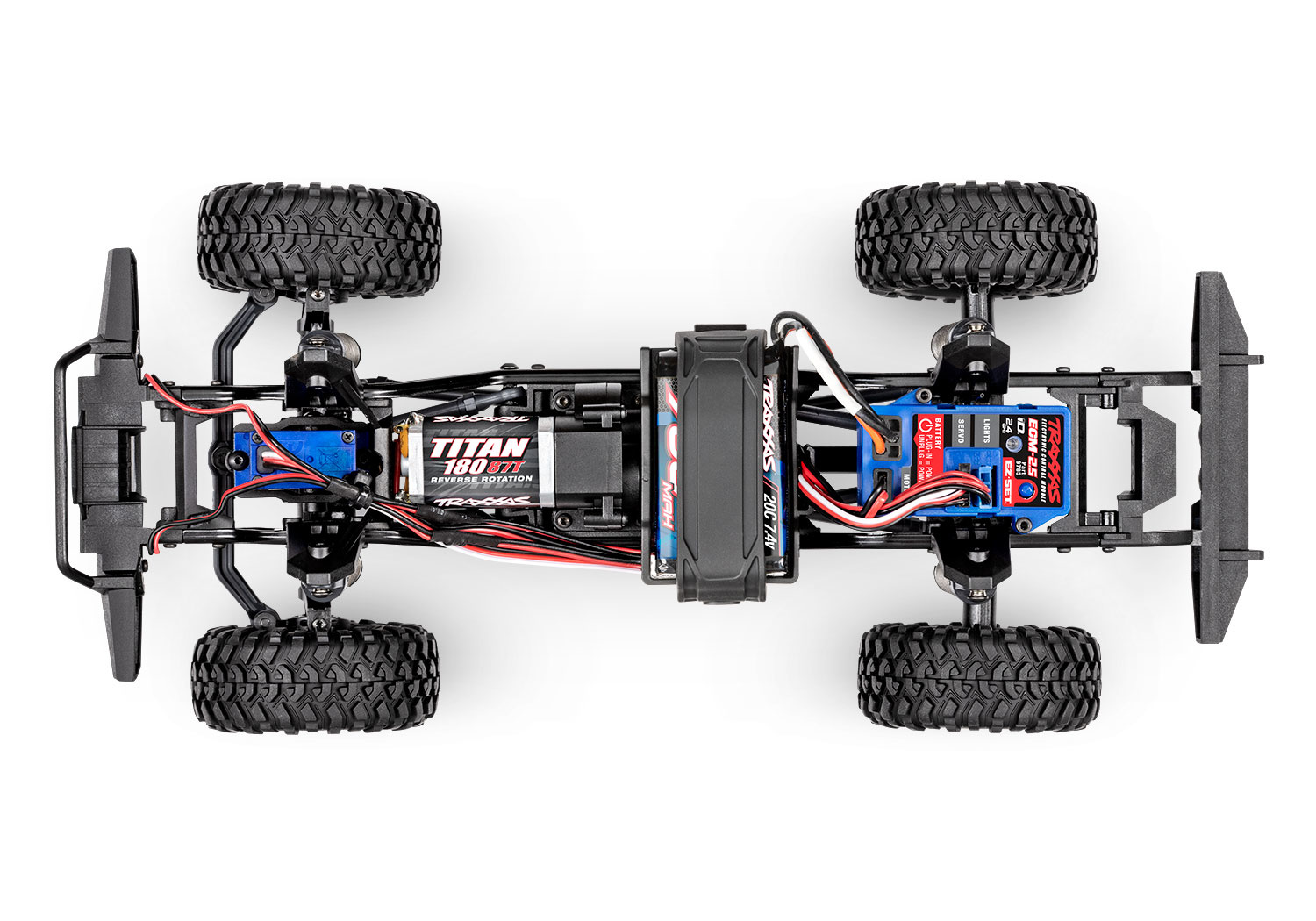 TRA97054-1 Blue Traxxas TRX-4M 1/18 4WD Land Rover Defender Scale 
