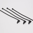 Traxxas TRA5750  Body clip retainer, black (4) for DCB M41 & Spartan