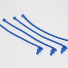 Traxxas TRA5751  Body clip retainer, blue (4) for DCB M41 & Spartan