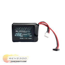 Trinity REV2300  RevTech Platinum RX 2s 7.6v 2350mah HV LiPo Receiver Battery