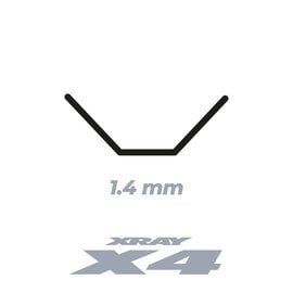 Xray XRA302824   Xray X4 Front Anti Roll Bar 1.4 MM
