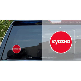 Kyosho KYOKA6003  KA6003 Static Cling Circle Kyosho 4"
