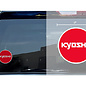 Kyosho KYOKA6003  KA6003 Static Cling Circle Kyosho 4"