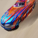 Racer RC RACR-SUPA22-CFW  Supa-22 Clear Carbon Hood Brace & Rear Wing