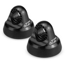 J Concepts JCO2490-2  Black Fin Aluminum 12mm V2 Shock Cap B6.1 B6 B64 SC6.1 T6.1 (2) 24902