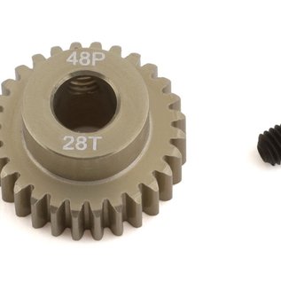 Protek RC PTK-8648  ProTek RC 28T 48P 5.0mm bore Lightweight Hard Anodized Aluminum Pinion Gear (5.0mm Bore) (28T)